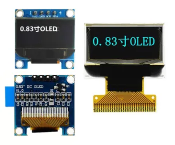 0,83-дюймовый 4PIN/28PIN Синий/Белый OLED-экранный модуль SSD1306 Drive IC 96 * 39 SPI /I2C Интерфейс