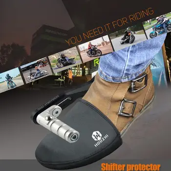 1 шт. Мотоциклетная обувь, защитные ботинки с переключателем передач, защитное снаряжение для верховой езды, резиновый рычаг, чехол для гоночного тормоза, обувь