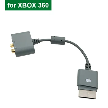 10 шт. для аудиосистемы XBOX 360 в большом количестве адаптер оптического аудиокабеля RCA Toslink для Xbox 360