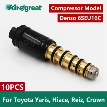 10 шт./лот 119 мм DENSO 6SEU16C AC A/C Клапан Управления Компрессором Кондиционера для Toyota Yaris Hiace Reiz Crown