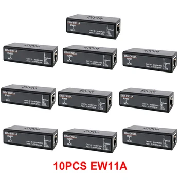 10 шт./лот EW10A EW11A Беспроводная Сеть CE HF Самые Маленькие Устройства Modbus TPC IP Функция RJ45 RS485 к WIFI Последовательный Сервер