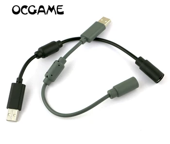 10 шт./лот Разъемный удлинитель USB к ПК, конвертер, шнур-адаптер для Xbox 360, проводной контроллер, геймпад, игровые аксессуары