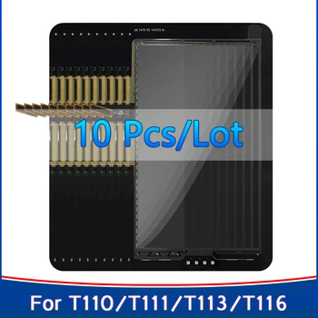 10 Шт. Новый Для Samsung Galaxy Tab 3 Lite 7.0 SM-T110 T110 Сенсорный Экран T111 T113 T116 Дигитайзер Передняя Стеклянная панель Замена Датчика