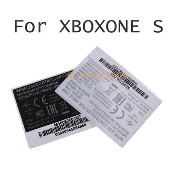 100 шт. Для xboxone тонкая черно-белая наклейка-этикетка для Xbox one S с версией наклеек на заднюю панель ручки
