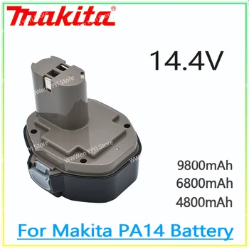 14,4 В 100% Оригинальный Makita 4800 мАч 6800 мАч NI-CD Аккумулятор для Электроинструмента Makita PA14 1422,1420 192600-1 6281D 6280D