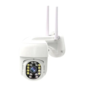 2-Мегапиксельная наружная камера 360-градусного полноцветного ночного видения Беспроводной WIFI удаленный монитор HD Smart Security Camera