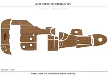 2005 chaoarral signature 290 Платформа для плавания в кокпите 1/4 