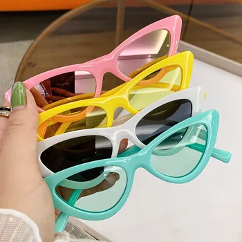 2023 Новые Детские Солнцезащитные очки, Прямоугольные Модные Детские Солнцезащитные Очки, Винтажные Квадратные Очки для вечеринок на открытом воздухе, Милый Стиль Oculos De Sol