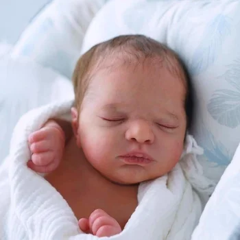 21-дюймовый комплект куклы-Реборн Everlee Newborn Sleeping Baby Soft Touch Незаконченные неокрашенные детали куклы DIY Игрушки для кукол ручной работы