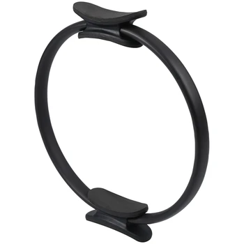 2X Кольца для пилатеса Magic Circle Body Sport Для упражнений, фитнеса, силовой инструмент для йоги-черный