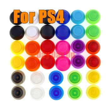 2ШТ Прозрачных 3D аналоговых колпачков для джойстика для контроллера Sony PlayStation 4 PS4 Прозрачная грибовидная крышка