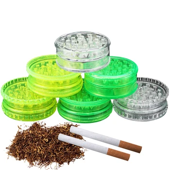 3-Слойный измельчитель табака Резак для дыма Дробилка для сигарет Кривошипная Машина для измельчения листьев специй и трав Измельчитель табака Аксессуары для курения