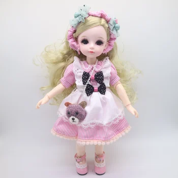 30 см Подвижные шарнирные куклы Игрушки BJD SD dolls пластиковая кукла продается с платьем, париками, обувью