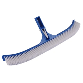 3шт 18-дюймовая синяя щетка для бассейна с ручкой, Щетка для чистки стенок бассейна, Инструменты для чистки бассейна, Оборудование для уборки