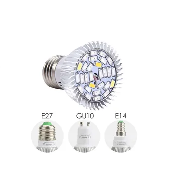 5 Вт светодиодов Фито Led Гидропонный светильник для выращивания E27 E14 GU10 Лампа для выращивания полного спектра УФ ИК Лампа для рассады растений Фитолампа