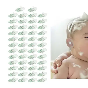 50x водонепроницаемых детских наклеек для ушей, прозрачных клейких защитных чехлов для ушей для купания, парикмахерских, принятия душа, серфинга Младенцев