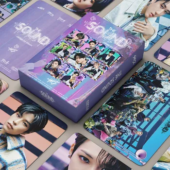 55 шт./компл. Kpop Stray Kids Lomo Cards 2023 THE SOUND -Фотокарточки из 1-го японского альбома, высококачественные фотокарточки