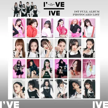 55 шт. розовых карточек Kpop Girl IVE Group Lomo, новый фотоальбом, ИГРА, фотокарточка высокого качества, закладки для карт Lomo, подарок фанатам