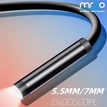 7-миллиметровый Кабель для камеры мини-эндоскопа, Промышленный Эндоскоп, Бороскоп, Регулируемый Android Type-C USB для камеры осмотра автомобиля