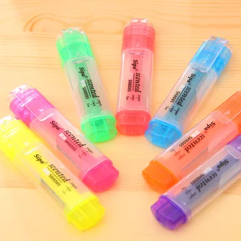 7 цветов, Флуоресцентный маркер, акварельный маркер, ручка Sipa, милый корейский тип, карамельный цвет для рисования, школьные принадлежности.