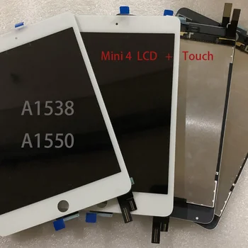 AAA + Тестовый Новый ЖК-Дисплей Для iPad mini 4 Mini4 A1538 A1550 ЖК-дисплей С Сенсорным Экраном Дигитайзер Стеклянная Панель В Сборе Запасные Части