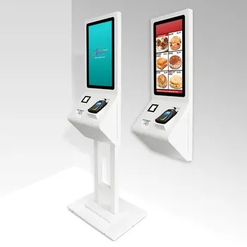 Astouch 21,5-дюймовый киоск самообслуживания Windows со сканером QR-кода и термопринтером для магазина быстрого питания