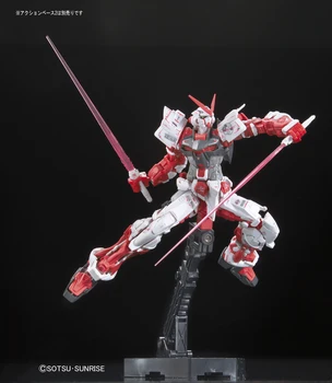 Bandai Gundam RG 19 1/144 Красная сбившаяся с пути рамка Собранные Игрушки Робот Фигурки Модель Здания
