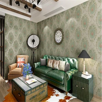 beibehang Американский кантри винтажные флизелиновые обои для спальни гостиной теплый сельский стиль beauty hotel papel de parede
