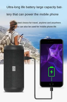 Bluetooth Динамик для Бутылки с Водой с Прохладным Освещением, Стереофонические Сабвуферы Объемного Звучания 360 °, Водонепроницаемый Беспроводной Громкоговоритель с Эффектом Hi-Fi, Новый