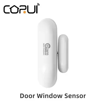CORUI Zwave Plus Дверной оконный датчик Smart Contact Sensor EU 868,4 МГц Мгновенное оповещение Магнитный замок Дверной оконный датчик безопасности