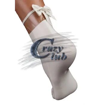 Crazy Club_Hot 100% Чистые Резиновые Латексные Носки Резиновые Носки Носки Латексные Носки Подтяжки Бант Резиновые Ножки Одежда Из Латекса Косплей