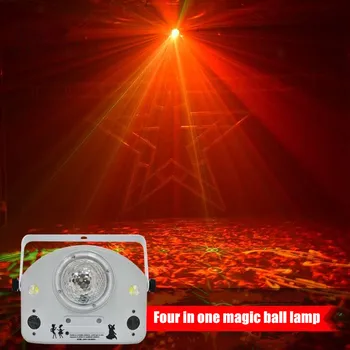 DMX512 DJ Лазерный проектор водяных знаков, сканер сценического освещения, эффект дискотеки, вечеринка в баре, Домашнее Рождественское шоу, свет