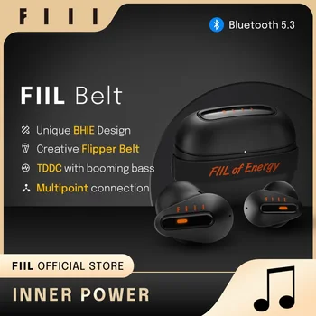 FIIL Belt Китайская Версия Беспроводных Спортивных Наушников Bluetooth 5.3 A.I ENC С Шумоподавлением Вызова Наушники С Антибактериальным Покрытием