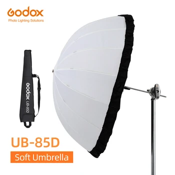 Godox UB-85D 85 см Белый Параболический Светоотражающий Прозрачный Мягкий Зонт Studio Light Umbrella с Черным Серебристым Рассеивателем