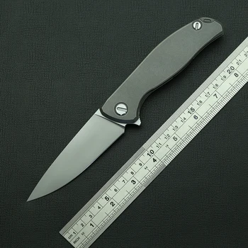 Green Thorn 95 Складной нож K110 Лезвие из чистого Титана Простая ручка Карманный Фруктовый нож для выживания на природе, охоты, EDC Инструменты