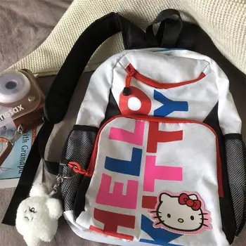 Hello Kitty Sanrio, плюшевые куклы из мультфильма Каваи, сумка через плечо, аниме, плюшевые игрушки для девочек, детские игрушки, подарок на день рождения