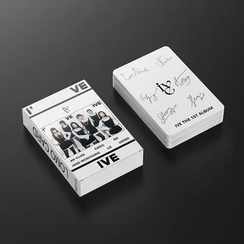 IVE KPOP 1-й альбом I've Photocards KITSCH Упакован в коробку из 55 штук Неповторяющихся открыток LOMO, Подарков фанатам WonYoung YuJin LIZ Leeseo