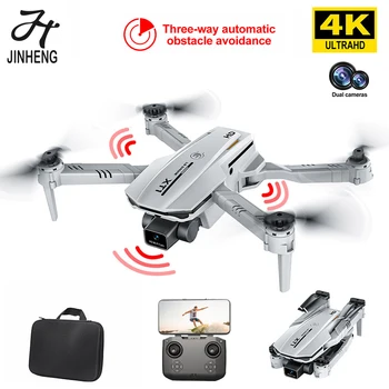 JINHENG New XT1 Mini Drone 4K Профессиональная HD Камера С Трехсторонним Обходом Препятствий Квадрокоптер RC Вертолет Самолет Игрушки Подарки