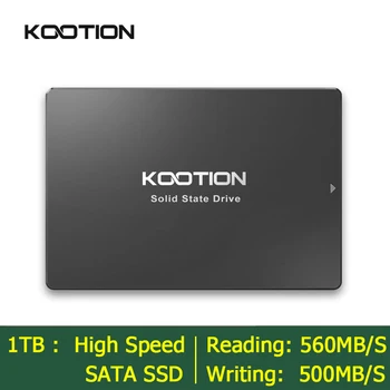 KOOTION НОВЫЙ SSD Накопитель 1 ТБ SATAIII SSD HDD Твердотельный Жесткий Диск 2,5 дюйма SATA 3 Диска Внутренние Жесткие Диски для Портативного Компьютера