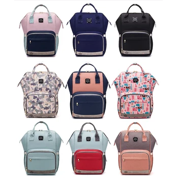 Lequeen Модная сумка для подгузников для беременных, брендовая детская сумка большой емкости, дорожный рюкзак, Дизайнерская сумка для кормления, для ухода за ребенком
