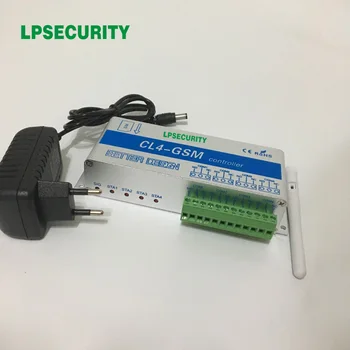 LPSECURITY CL4-GSM 4-Релейный GSM Контроллер синхронизации SMS/набора номера Сервер дистанционного управления насосными воротами