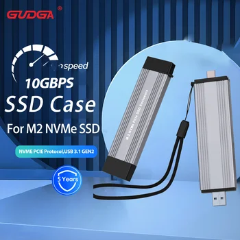 M2 NVMe SSD к USB 3.1 Gen 2 10 Гбит/с Корпус SSD NVMe USBC USBA к NVMe PCIe Внешний Алюминиевый Портативный корпус для M2 NVMe SSD