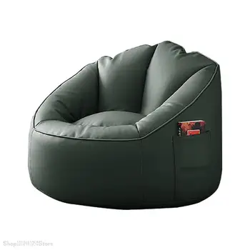 Nordic Lazy Sofa Татами, одноместный мешок для фасоли, сетка, красный креативный маленький диван, кресло для отдыха, балкон, спальня