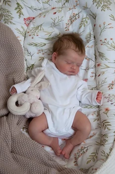 NPK 18-дюймовый размер новорожденного ребенка Кукла Розали Реборн премиум-класса с 3D-кожей ручной работы, коллекционная художественная кукла высшего качества