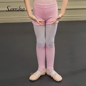 Sansha Осень-зима, Короткая балетная одежда для танцев для девочек, Трикотажные штаны 81AG0006
