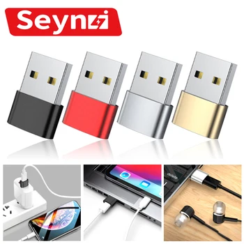 SeynLi Адаптер USB Type C к USB A Разъем USB C OTG для Macbook Samsung Конвертер передачи данных Кабель для наушников для ноутбука Адаптер