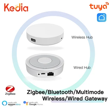 Tuya Zigbee Smart Gateway Hub Мультимодельный WiFi Bluetooth Умный Дом Smart Life Беспроводной Пульт Дистанционного Управления Alexa amazon Google Home