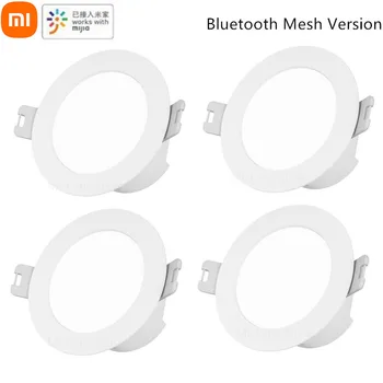 Xiaomi Mijia Smart Led downlight, совместимый с Bluetooth и сетчатая версия, Управляемая голосовым пультом дистанционного управления, Регулировка цветовой температуры