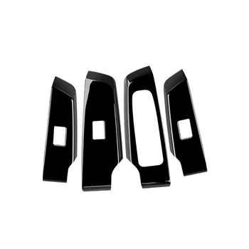 Автомобильное глянцевое черное стекло Gl Кнопка Подъема Крышки переключателя Отделка дверного Подлокотника для Mitsubishi Outlander 2022 + RHD