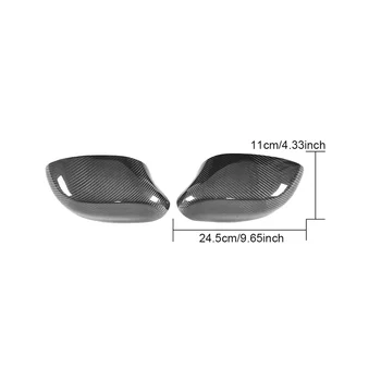 Автомобильные чехлы для боковых зеркал заднего вида из углеродного волокна, защитные чехлы для левых зеркал заднего вида для-Bmw Z4 E85 2002-2008